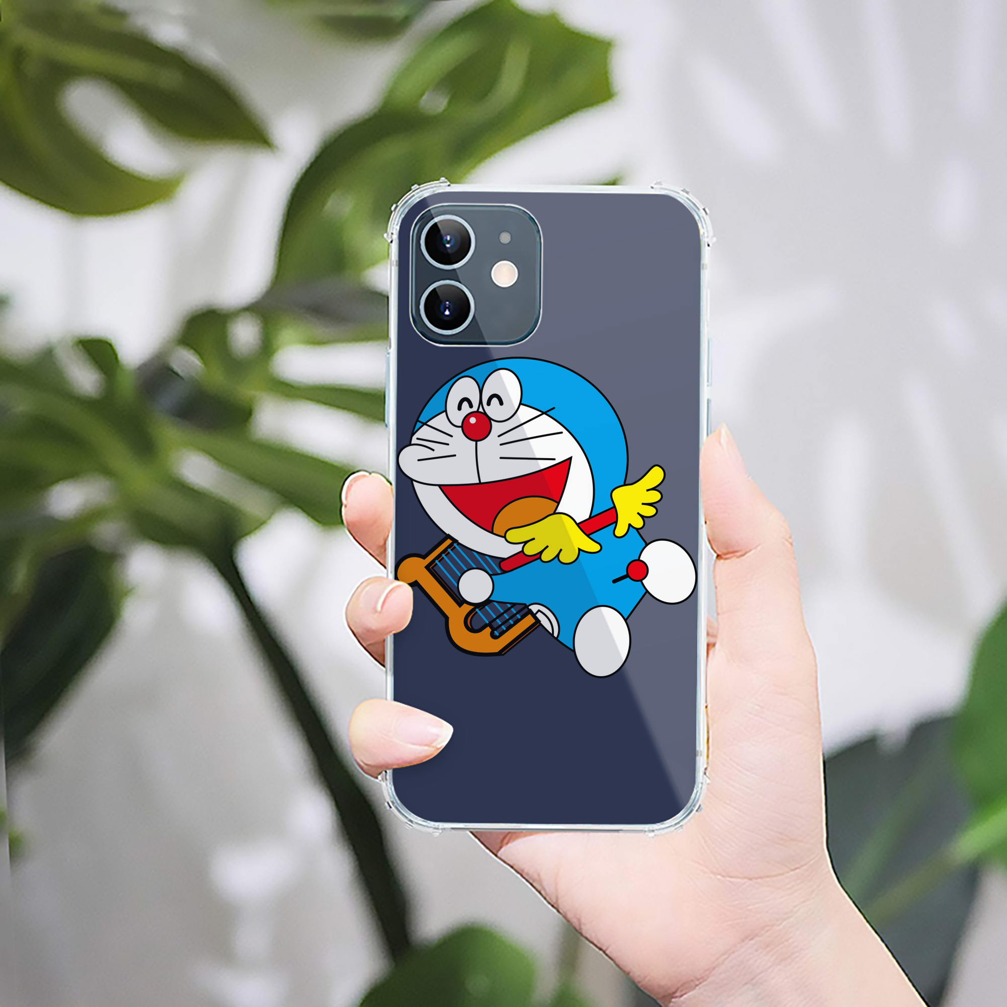 （画像用） ドラえもん Doraemon 【iPhone 12シリーズ対応】透明スマホケース（クリアソフトケース）